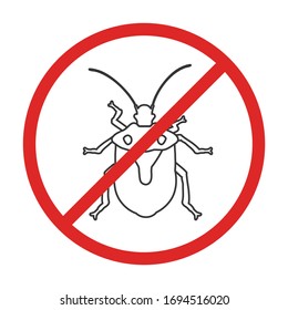 Bug stink vector icon.Outline vector icon isolated on white background bug stink.