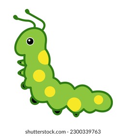 Bug vector flat icon. Isolated bug emoji illustration