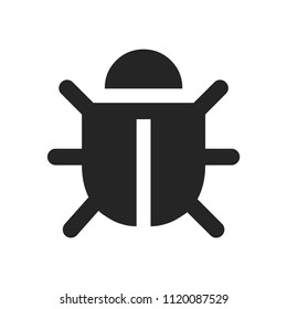 Bug vector icon