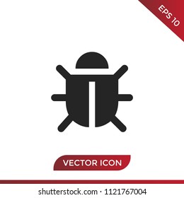 Bug vector icon