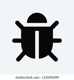 Bug vector icon