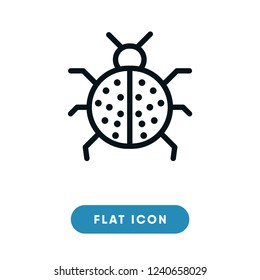 Bug vector icon