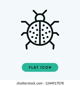 Bug vector icon