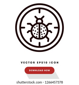 Bug vector icon