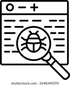 Ícone do vetor de erros. Pode ser usado para impressão, aplicativos móveis e da Web.