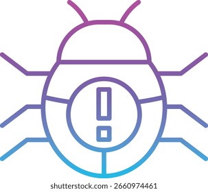 Ícone do vetor de erros. Pode ser usado para impressão, aplicativos móveis e da Web.