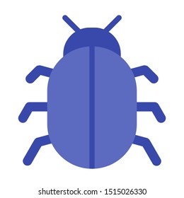 Bug vector icon logo illustration and design. Insect and animal biology concept element.  Can be used for web and mobile development. Suitable for infographic
