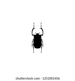 bug vector icon. bug sign on white background. bug icon for web and app