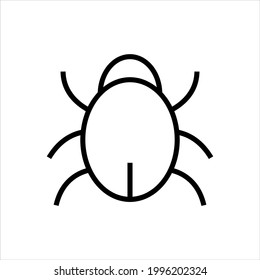 Diseño de símbolo de icono de vector de fallos