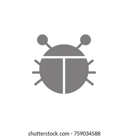 Bug Vector Icon. Web element. Premium quality graphic design. Signs symbols collection, simple icon for websites, web design, mobile app, info graphics on white background