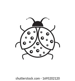 bug vector illustration icon design template
