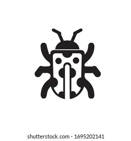 bug vector illustration icon design template