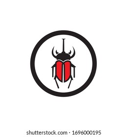 bug vector illustration icon design template