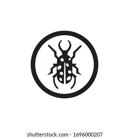 bug vector illustration icon design template