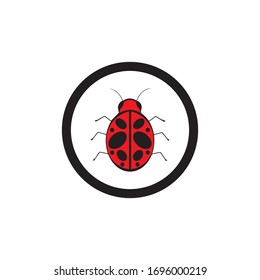 bug vector illustration icon design template