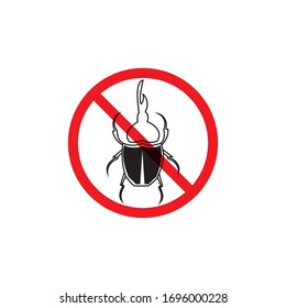 bug vector illustration icon design template