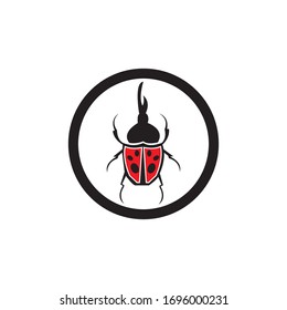 bug vector illustration icon design template