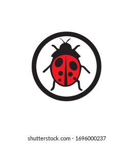 bug vector illustration icon design template