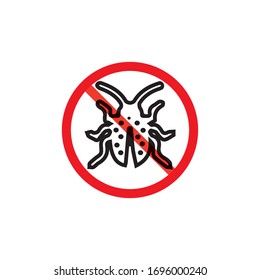 bug vector illustration icon design template