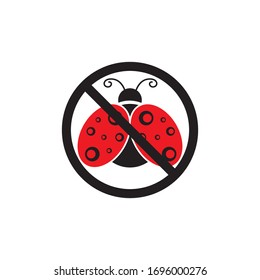 bug vector illustration icon design template