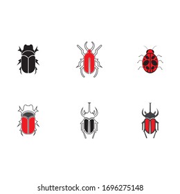 bug vector illustration icon design template