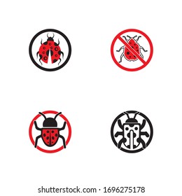 bug vector illustration icon design template