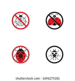 bug vector illustration icon design template