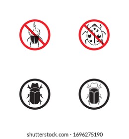 bug vector illustration icon design template