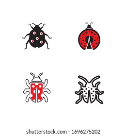 bug vector illustration icon design template