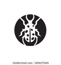 bug vector illustration icon design template