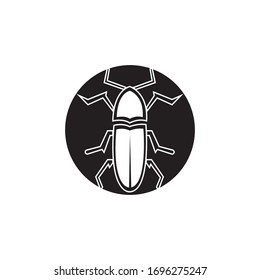 bug vector illustration icon design template