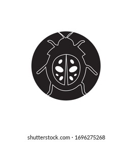 bug vector illustration icon design template