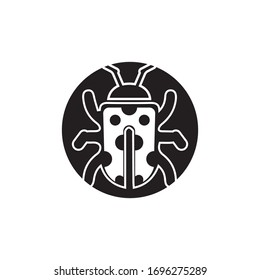 bug vector illustration icon design template