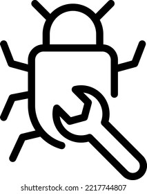 ilustración de vector de fallos en un fondo transparente.Símbolos de calidad premium.Iconos vectores de trazo para el diseño de conceptos y gráficos.