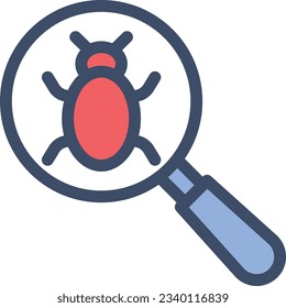 bug Vector illustration on a transparent background.Premium quality symmbols.Stroke vector icon for concept and graphic design.