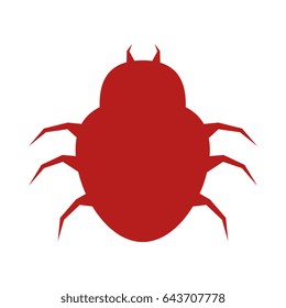 bug virus alert icon