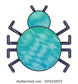 bug virus attack icon