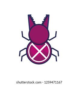 bug virus infection icon