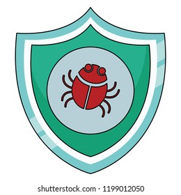 Bug virus symbol