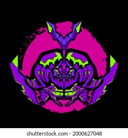 Bug warrior vector illustration for sign, symbol, logo, icon, background