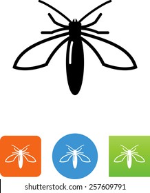 Bug with wings icon