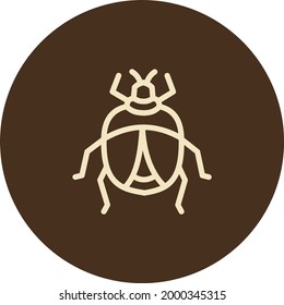 Bug with wings, illustration, on a white background.