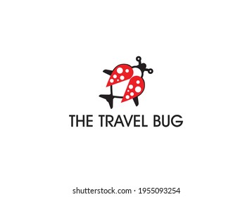 Bug wings travel logo for a company