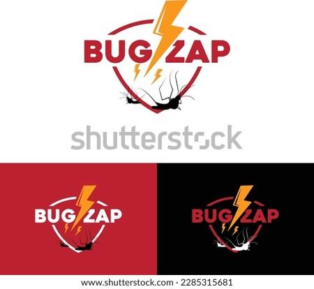 Bug Zapper, Mosquito Killer Logo Design Template, Insect Killer, Killer Light