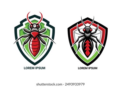 Bug-Free Brand Logo: Create a clean and hygienic image. Customizable vector for pest control businesses.