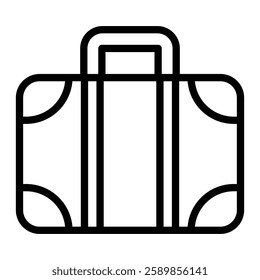 Buggage Line Icon Design For Personal And Commercial Use