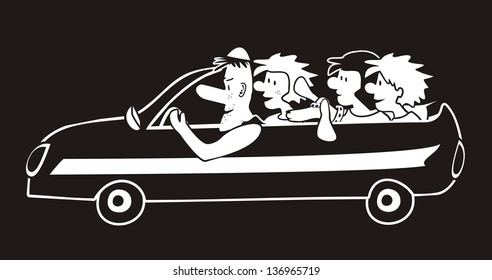 buggy - black and white