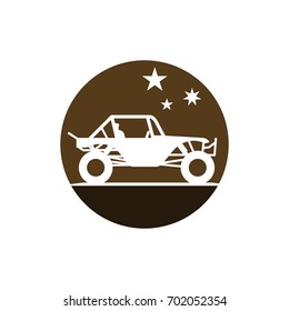 Buggy Car Vector Logo.