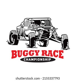 Buggy Extreme Sport, good for competition, tshirt design team  and racing club logo 
