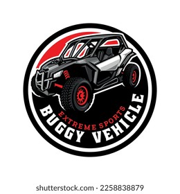 Buggy Extreme Sport illustration logo vector